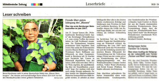 Pressebeitrag MZ
